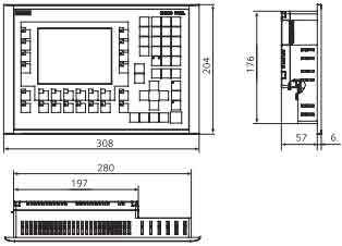 SIEMENS+6AV6 643-0BA01-1AX0+安装方式1